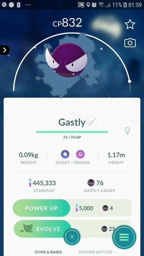 Shiny gastly pokèmon - ✨shiny, go