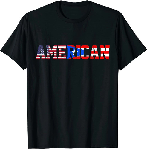 Shirt bandiera americana - t-shirt,