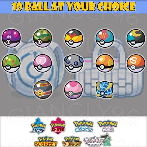 Item x10 ball your - your, choice